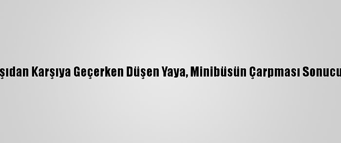 Ümraniye'de Karşıdan Karşıya Geçerken Düşen Yaya, Minibüsün Çarpması Sonucu Yaşamını Yitirdi