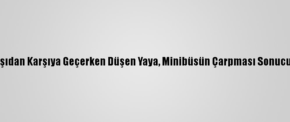 Ümraniye'de Karşıdan Karşıya Geçerken Düşen Yaya, Minibüsün Çarpması Sonucu Yaşamını Yitirdi