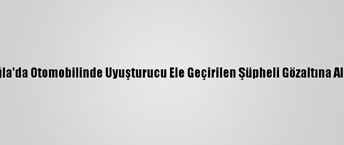 Muğla'da Otomobilinde Uyuşturucu Ele Geçirilen Şüpheli Gözaltına Alındı