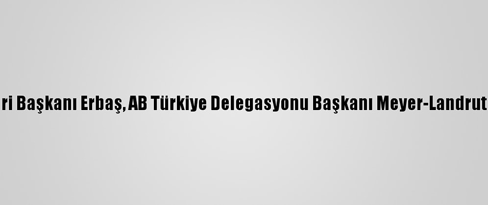 Diyanet İşleri Başkanı Erbaş, AB Türkiye Delegasyonu Başkanı Meyer-Landrut İle Görüştü: