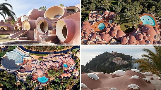 Необычный летний дом Пьера Кардена в Каннах "Palais Bulles" в форме пузырей продается за 280 миллионов фунтов стерлингов