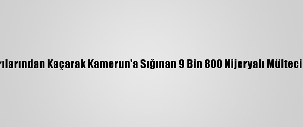 Boko Haram Saldırılarından Kaçarak Kamerun'a Sığınan 9 Bin 800 Nijeryalı Mülteci Ülkesine Dönecek
