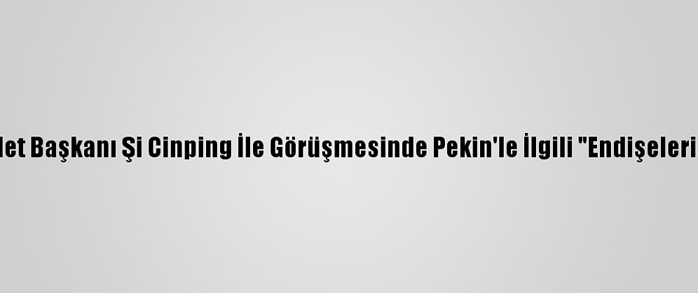 Biden, Çin Devlet Başkanı Şi Cinping İle Görüşmesinde Pekin'le İlgili "Endişelerini" Dile Getirdi
