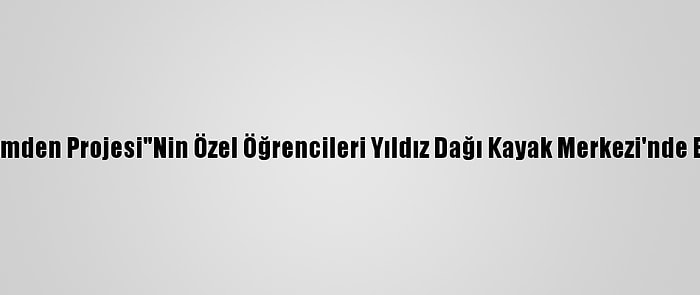 "Tut Elimden Projesi"Nin Özel Öğrencileri Yıldız Dağı Kayak Merkezi'nde Eğlendi