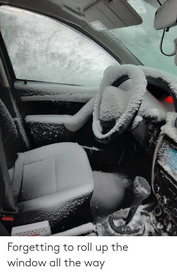 9. "Забыл закрыть окно в машине..."