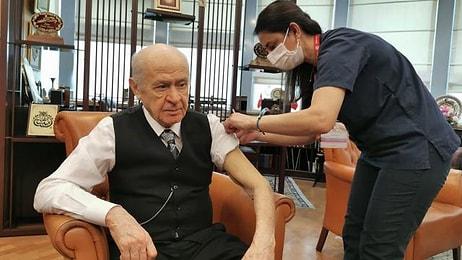MHP Lideri Bahçeli, Koronavirüs Aşısının İkinci Dozunu Yaptırdı