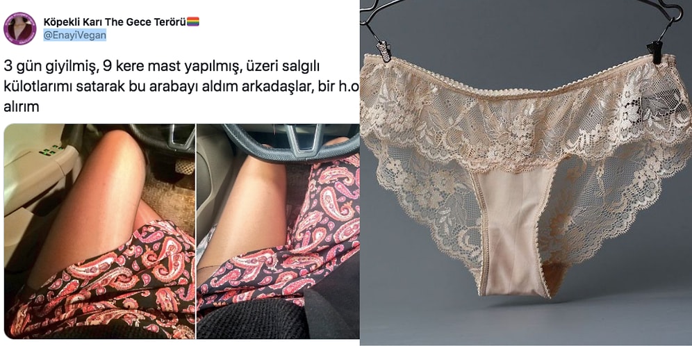 3 Gün Boyunca Giyerek Kirlettiği Külotlarını Satarak Araba Aldığını İddia Eden Kadın