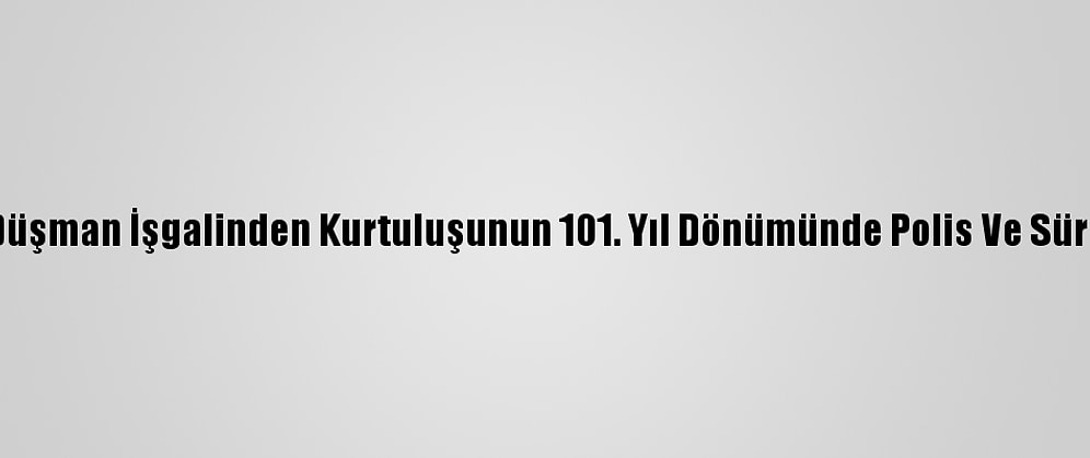 Kahramanmaraş'ın Düşman İşgalinden Kurtuluşunun 101. Yıl Dönümünde Polis Ve Sürücülere Pasta İkramı