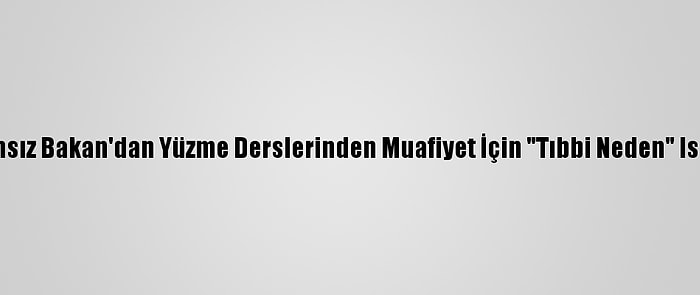 Fransız Bakan'dan Yüzme Derslerinden Muafiyet İçin "Tıbbi Neden" Israrı