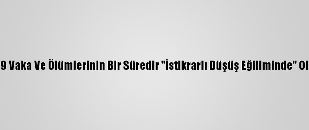 ABD'de Kovid-19 Vaka Ve Ölümlerinin Bir Süredir "İstikrarlı Düşüş Eğiliminde" Olduğu Belirtildi
