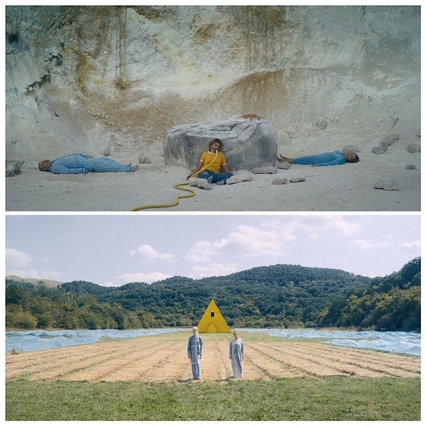 5. Цветовая игра. Синий и желтый, как мотив