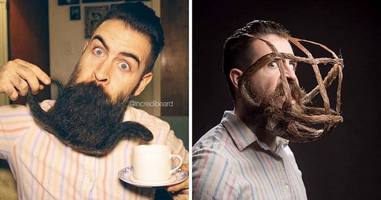 20 самых эпических образов от Исайя Уэбб, которые он создает из своей же бороды