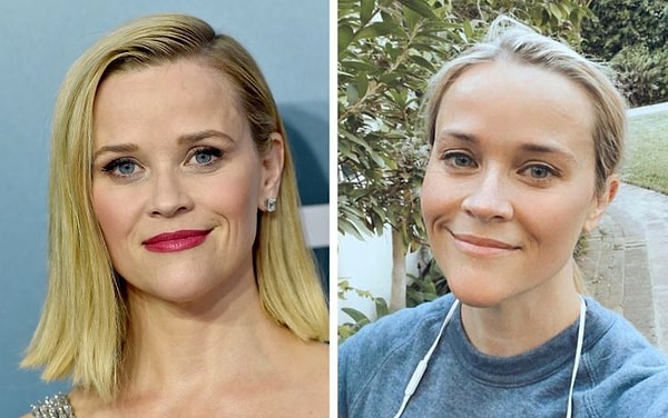 3. Аналогично и про Риз Уизерспун, 44 года