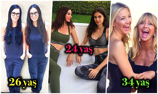 Kimin Anne Kimin Çocuk Olduğunu Asla Anlayamayacağımız Birbirinden Genç 13 Ünlü Anne Kız İkilisi