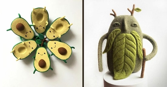 Украинские художницы создают очень милые фигурки из войлочной шерсти, вот 25 их лучших работ