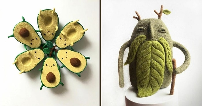 Украинские художницы создают очень милые фигурки из войлочной шерсти, вот 25 их лучших работ