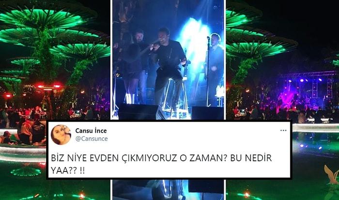 Antalya'da Lüks Bir Otelde Yüzlerce İnsanın Murat Dalkılıç Konseri Eşliğinde Eğlendiği Görüntüler Tepki Çekti
