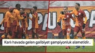 Cimbom Liderliği Bırakmadı! Kar Yağışı Altında Oynanan Maçta Galatasaray, Kasımpaşa Engelini Zor da Olsa Aştı