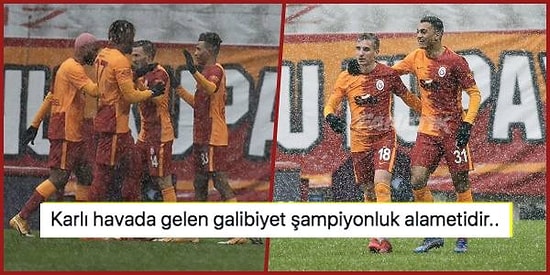 Cimbom Liderliği Bırakmadı! Kar Yağışı Altında Oynanan Maçta Galatasaray, Kasımpaşa Engelini Zor da Olsa Aştı