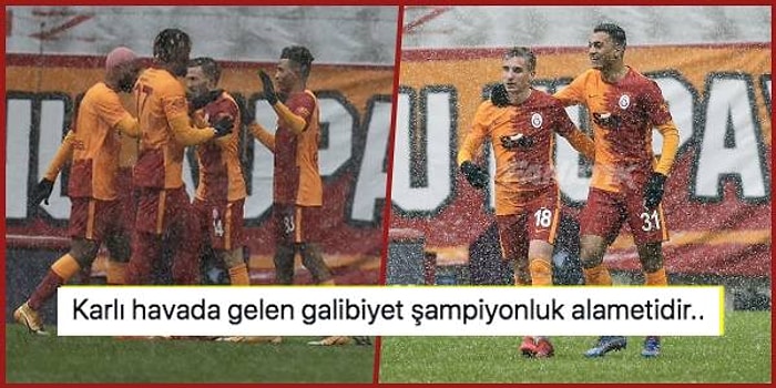 Cimbom Liderliği Bırakmadı! Kar Yağışı Altında Oynanan Maçta Galatasaray, Kasımpaşa Engelini Zor da Olsa Aştı