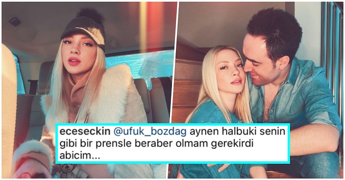Ece Seçkin Nişanlısı ile Fotoğrafına Yorum Yapan Ayarsız Takipçisine Kapak Gibi Bir Cevap Verdi!