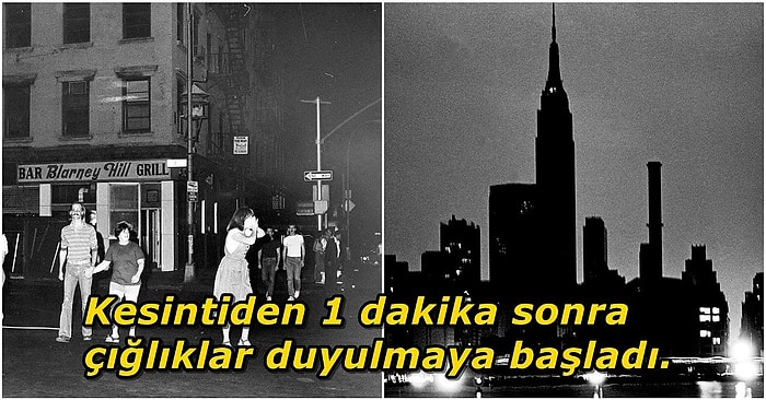 25 Saat Süren Elektrik Kesintisi Boyunca New York'ta Meydana Gelen Sayısız Tecavüz ve Yağma Olayı