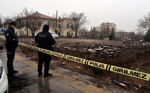 Ankara’da Binanın Temel Kazısında Kemik Parçaları Bulundu