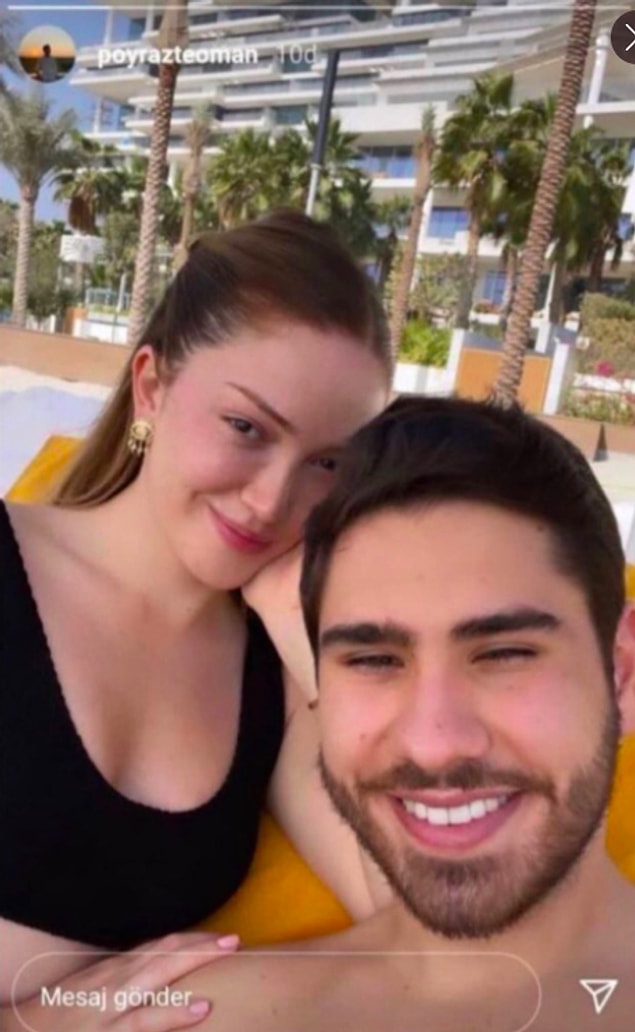 2. Şu an Dubai'de tatilde olan ikiliden yeni bir aşk pozu daha geldi!