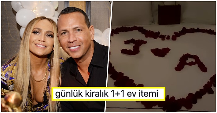 Alex Rodriguez Nişanlısı Jennifer Lopez İçin Hazırladığı Gerdek Gecesi Konseptli Yatak ile Dillere Düştü!