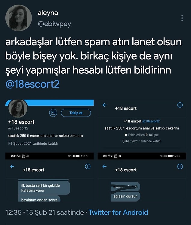 Sahte hesap açmak için fotoğraflarını kullandığı kadınlar da artık isyan etmiş durumda... Bu nedenle de kadınlar kendilerine ait olan hesaplarında fotoğraflarını kullanamıyor.