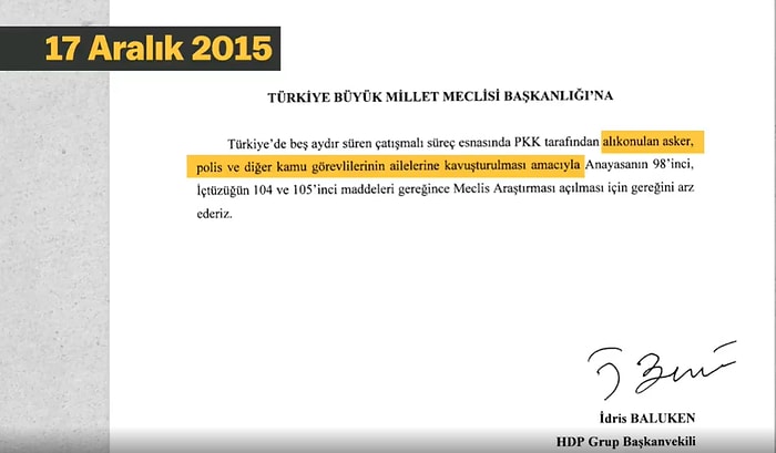 HDP, PKK Tarafından Alıkonulan Asker ve Polisler İçin Daha Önce TBMM'de Yaptığı Çağrılarını Paylaştı