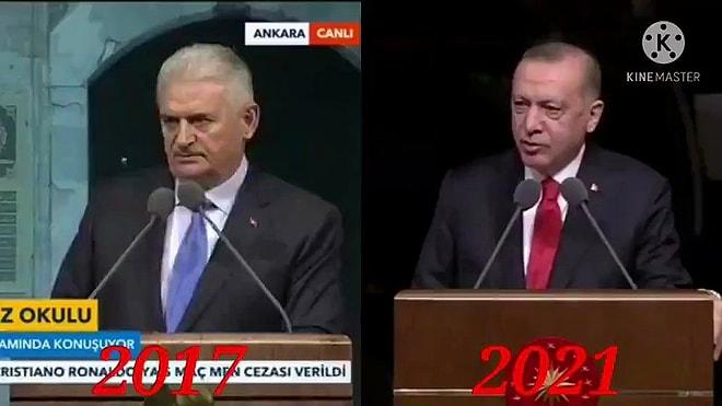 Erdoğan'ın 'Bizim Yunus' Yılı Açılışındaki Konuşması ile 4 Yıl Önceki Binali Yıldırım Konuşması Aynı İddiası