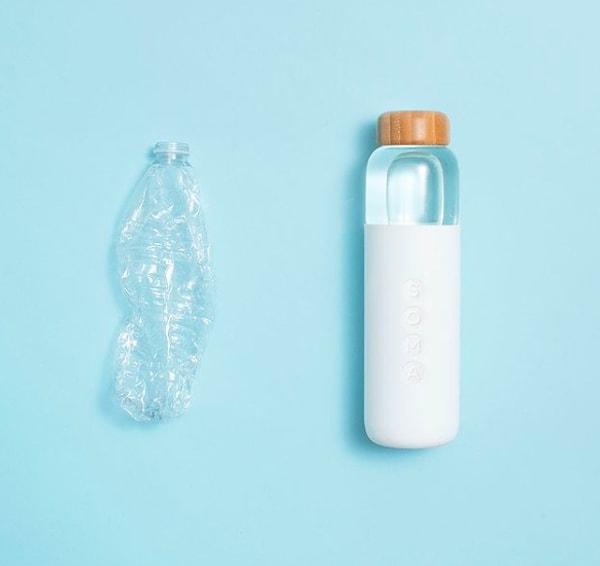 7. Ayrıca plastik şişeler yerine cam şişeleri tercih edin.