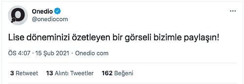 Lise Dönemlerini Özetleyen Görseli Bizimle Paylaşarak Eğlendiren Takipçilerimiz