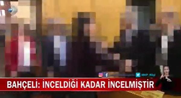 Bahçeli’nin Gara'da 13 şehit verdiğimiz operasyonla ilgili ve Anayasa Mahkemesi’nin kararlarıyla ilgili sözlerinin verildiği haberde, HDP’nin Meclis grubu, eski HDP eş Genel Başkanı Selahattin Demirtaş ile Osman Kavala’nın görüntüleri buzlanarak verildiği iddia edildi.