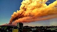 Gökyüzü Turuncu Dumanla Kaplandı! Etna Yanardağı Tekrar Faaliyete Geçti