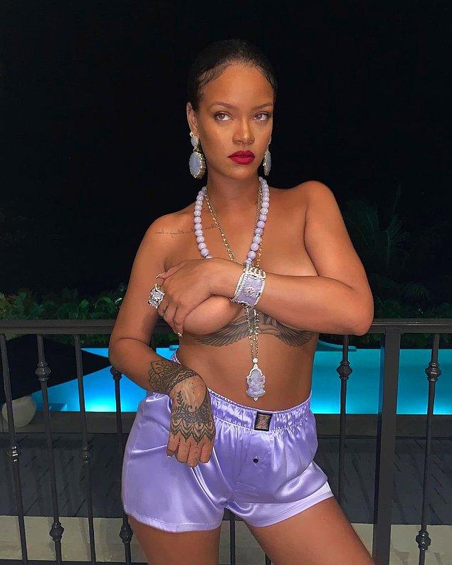 Rihanna geçtiğimiz günlerde Instagram hesabında üstsüz bir fotoğrafını paylaştı. Fotoğrafta Hinduizmdeki en bilinen tanrı temsillerinden Ganesha'nın yer aldığı takılar takıyordu.