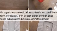 Kendisinden Önce Tuvaleti Batıran Kişinin Pisliğini "Jest Olarak" Temizleyen Ahmet Vehbi'ye Gelen Tepkiler