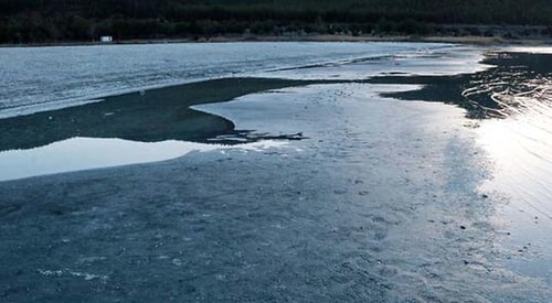 Yağışlar Çare Olmadı: Suların Çekildiği Salda Gölü'nde Korkutan Görüntü