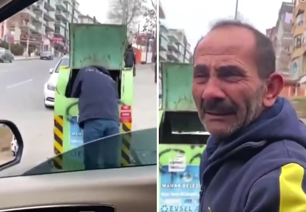 Sevgililer Günü'nde Çöp Karıştıran Vatandaşa Yaptığı İyilik ile Gözyaşlarına Boğan Adam