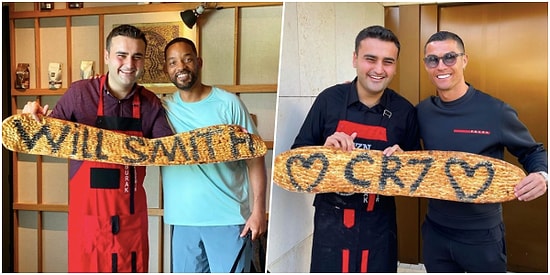 Ağırlamadığı Kalmadı! CZN Burak'ın Pidenin Üstüne İsmini Yazdığı Dünyaca Ünlü Kişiler
