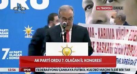 AKP Kongresinde Pankart Şoku: 'Anama Küfür Eden Başkan İstemiyorum'