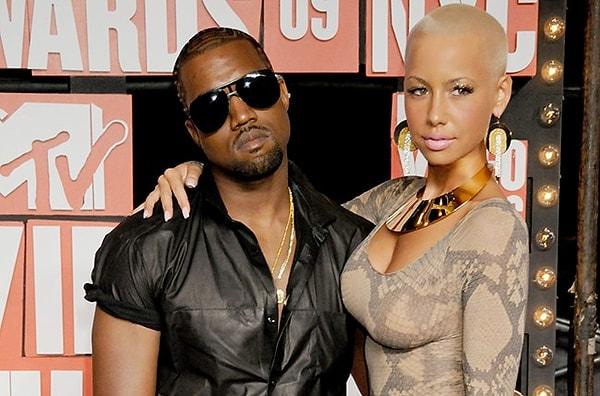 2. Sette tanışmış olmasalar da, Kanye West ve Amber Rose ilişkisi de bir kliple başlamıştı.