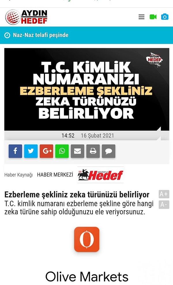 Geçtiğimiz yıl yayınlanan ve viral olan "T.C. Kimlik Numaranı Ezberleme Şekline Göre Hangi Zeka Türüne Sahipsin?" testimiz dün tüm Türkiye'de tekrar viral oldu.