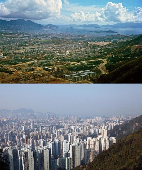 5. Kowloon Yarımadası, Hong Kong 1964 ve 2016