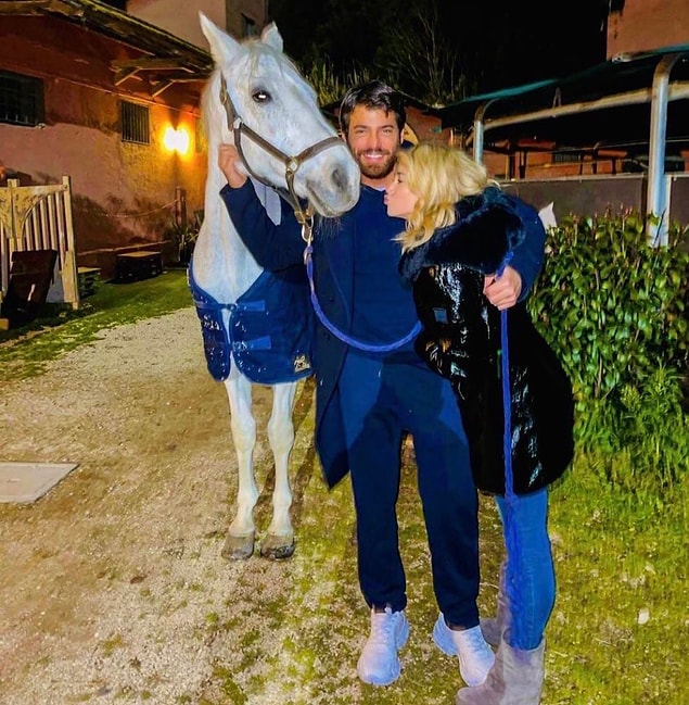 7. İtalyan sevgilisi Diletta Leotta, Can Yaman'a at hediye etti!