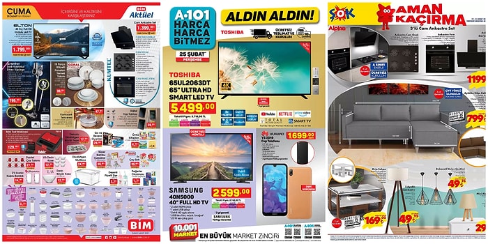 A101, BİM ve ŞOK Aktüel Ürünler Listesinde Bu Hafta Neler Var?