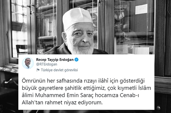 YÖK Başkanı Yekta Saraç'ın da Babasıydı: Hadis Alimi Emin Saraç Hayatını Kaybetti