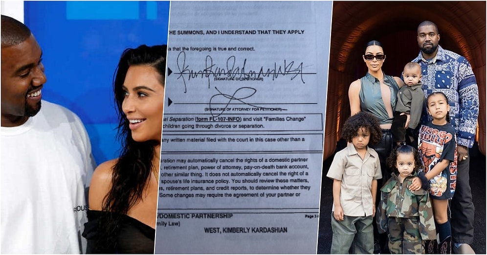 Gözde Çiftin 7 Yıllık Evliliği Sona Eriyor: Kim Kardashian Eşi Kanye West'ten Boşanmak İçin Dava Açtı!