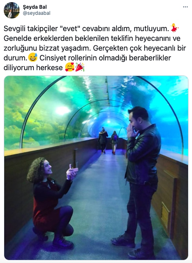 Artık 'she said yes' rafa kaldırılıyor, çünkü insanlar artık hiçbir kültür ve ortaya nasıl çıktığı bilinmeyen dayatmaların ilişkilerine karışmasını istemiyor: Şeyda da o kişilerden biri!